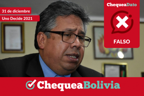 Fotografía del candidato a la Alcaldía de La Paz, Luis Larrea (Fuente: APG). 