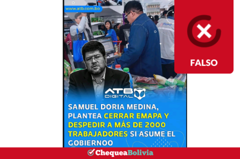 Samuel Doria Medina sobre Emapa