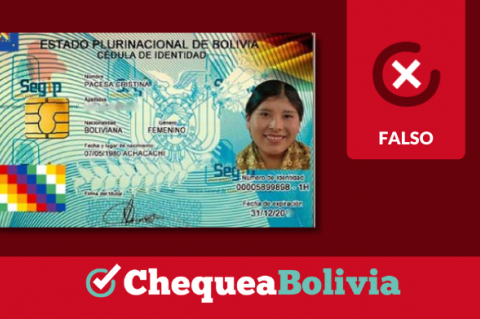 Imagen que se difunde difundiendo erróneamente que es el actual diseño del carnet de identidad. 