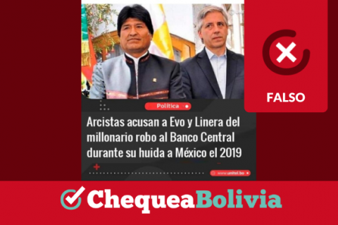 Imagen falsa atribuida a Unitel que circula en redes sociales. 