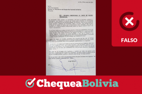 Una captura de la información falsa que circula en redes sociales.