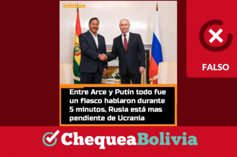 La imagen falsa que circula en las redes sociales. 