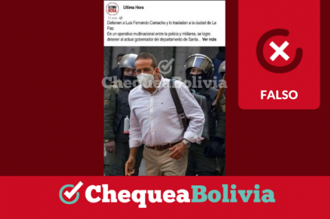 Una captura de la información falsa que circula en redes sociales.