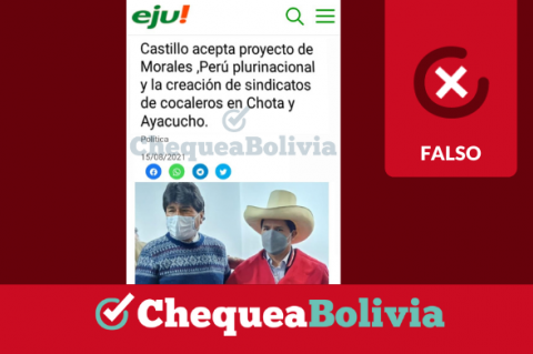 Una captura de la información falsa que circula en redes sociales.