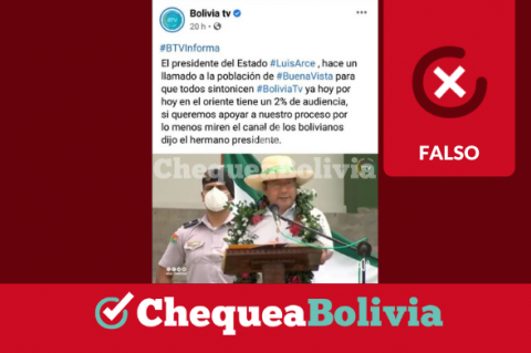 Una captura de la información falsa que circula en redes sociales.