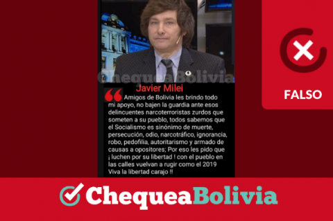 Una captura de la información falsa que circula en redes sociales.