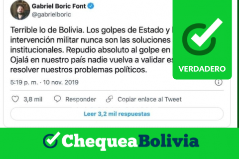 Una captura de la información que circula en redes sociales.