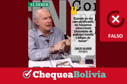 Una captura de la información falsa que circula en redes sociales. 