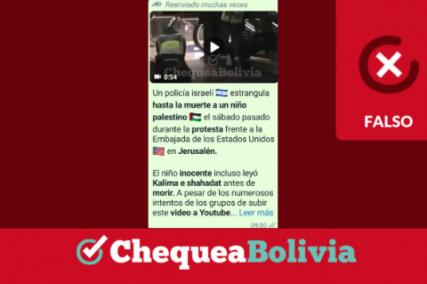 Una captura de la información falsa que circula en redes sociales. 