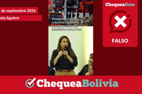 Es falso que Santa Cruz subvenciona a “Mi Teleférico” como afirma Paola Aguirre
