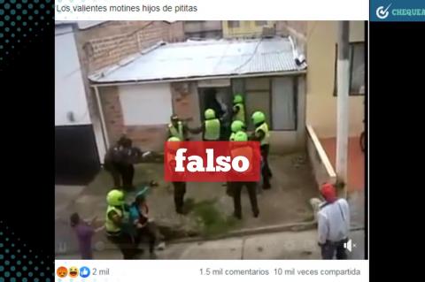 Video que circula en Facebook.