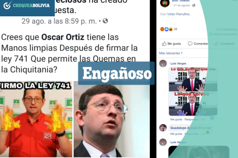 La información que circula en Facebook. 