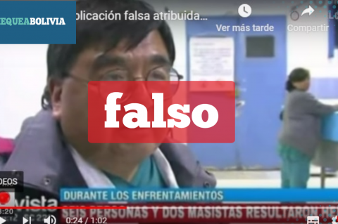 Una captura de la información falsa que circula en redes sociales.