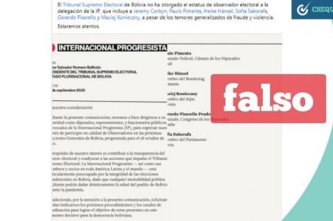 Publicación en Facebook