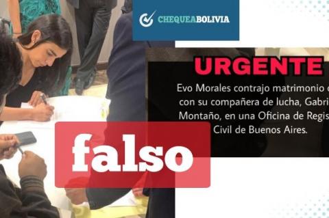 Una captura de la información falsa que circula en redes sociales. 