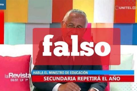 Una captura de la información falsa que circula en redes sociales. 