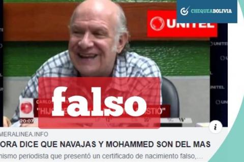 Una captura de la información falsa que circula en las redes sociales. 