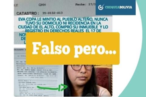 Una captura de la información que circula en las redes sociales. 