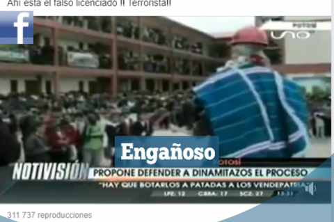 Video que circula en Facebook.