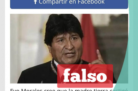 Publicación en Facebook