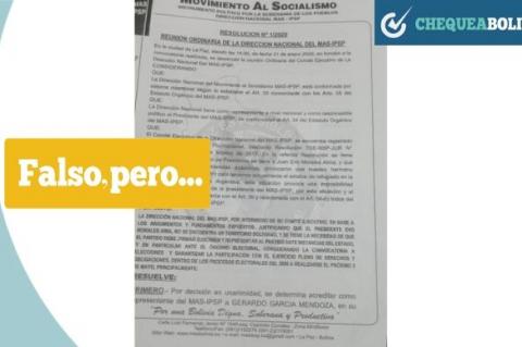 Una fotografía de la carta que se hizo viral.