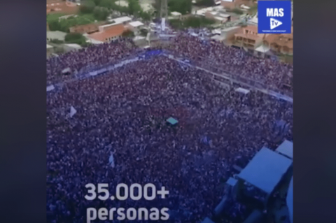 Una captura del video que circula en redes sociales. 