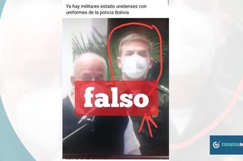 Fotografía con información falsa que se comparte en Facebook. 