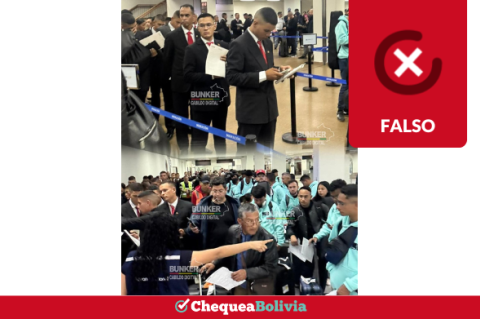 Una captura de la información falsa que circula en las redes sociales. 