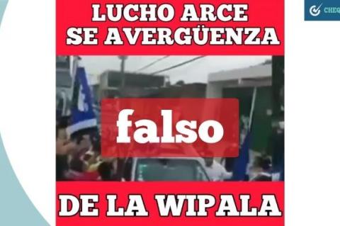 Video en el que presuntamente Arce Catacora se avergüenza de la whipala 