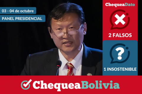 Chi Hyun Chung, candidato a la Presidencia por FPV. 