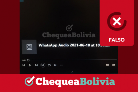 La captura del audio que circula en WhatsApp y Telegram.