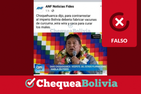 La captura de la publicación que circula en Facebook. 