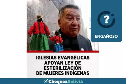 Una captura de la información engañosa que circula en las redes sociales. 