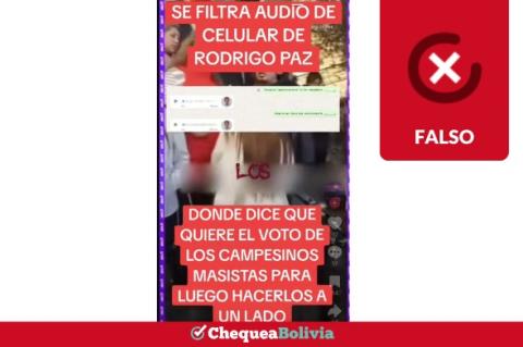 Supuestos audios del celular de Rodrigo Paz Supuestos audios del celular de Rodrigo Paz