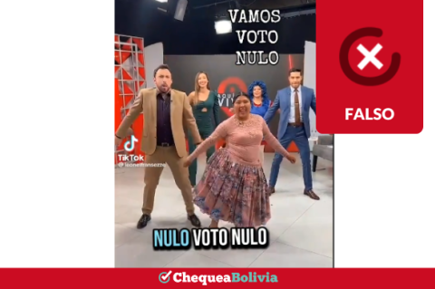 Captura de la desinformación que circula en redes sociales.