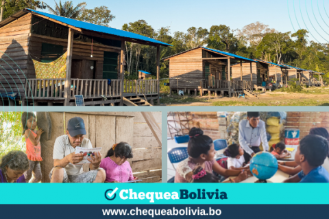 Indígenas araona en sus comunidades ubicadas en la Amazonía boliviana (Fotos: Grupo Tábano).  