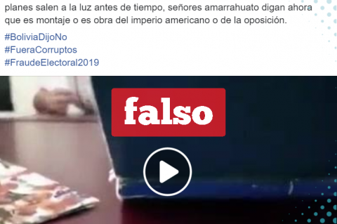 Una captura del video que circula en las redes sociales. 