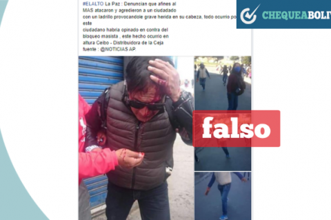 Una captura de pantalla de la publicación que se hizo viral en Facebook.