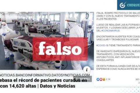 Publicación en Facebook