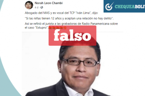 Una captura de pantalla de la publicación que se hizo viral.