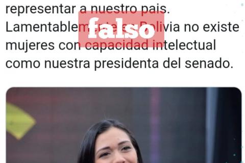 El tuit falso que circula en las redes sociales. 