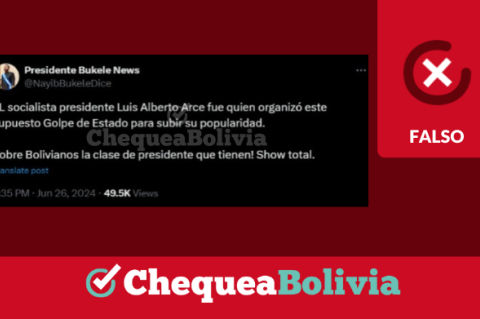 Información falsa que circula en las redes sociales