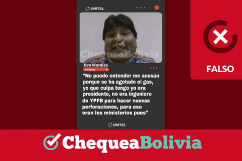 No existen registros de esta declaración y Unitel confirmó que la información “es falsa”