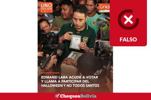 Red Uno no publicó que Edman Lara llamó a participar del Halloween y no de Todos Santos