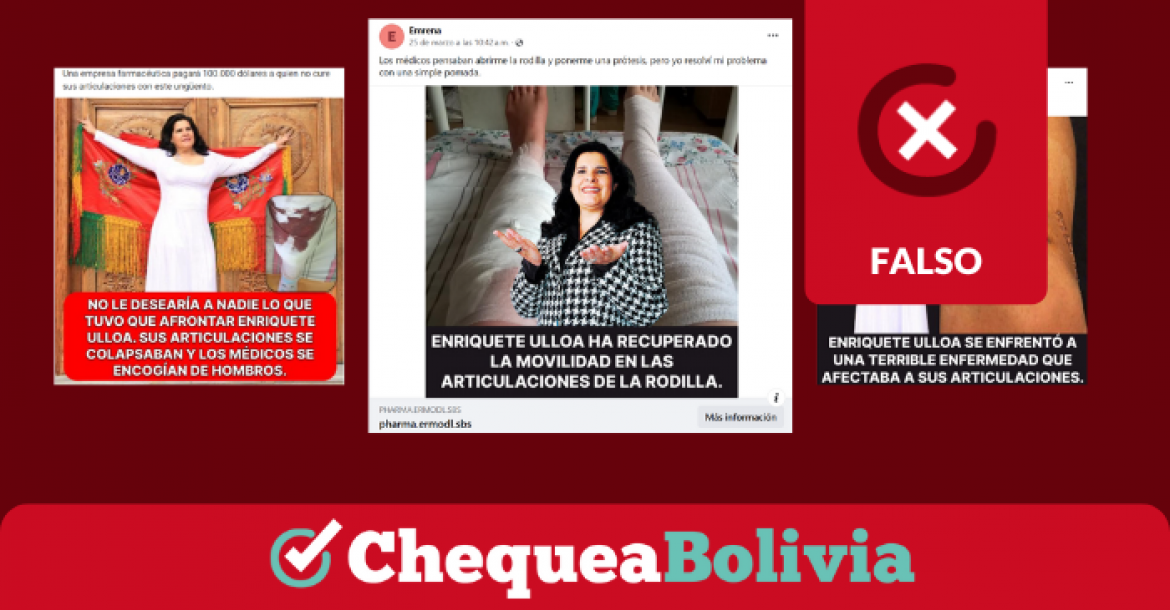 Publicaciones que difunden desinformación referente a Enriqueta Ulloa.