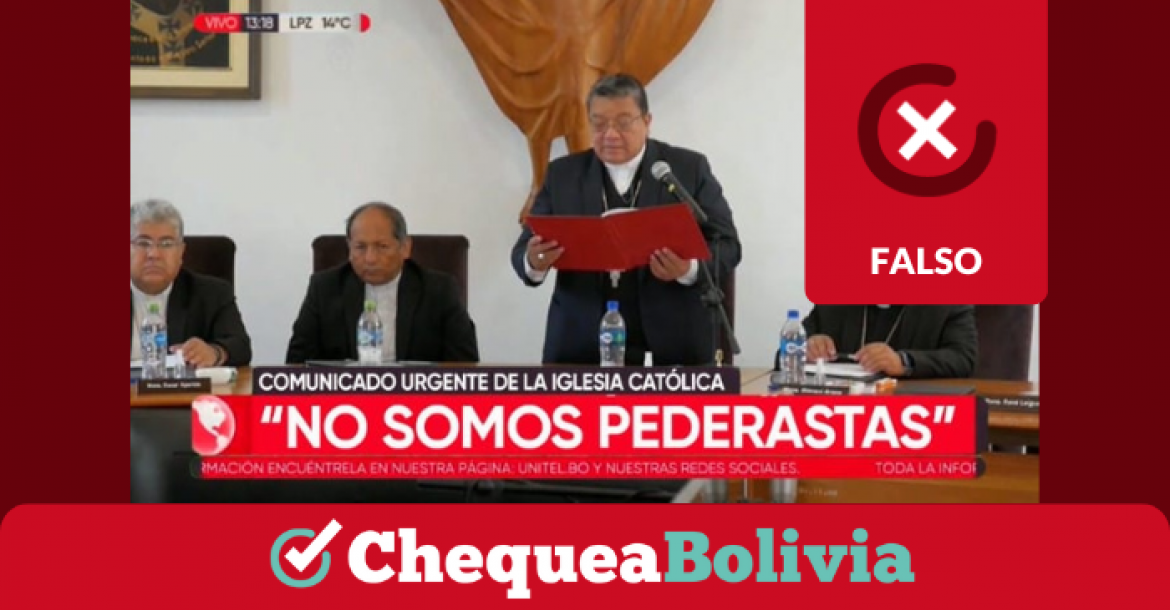 Imagen que circula con información falsa atribuida a Unitel.