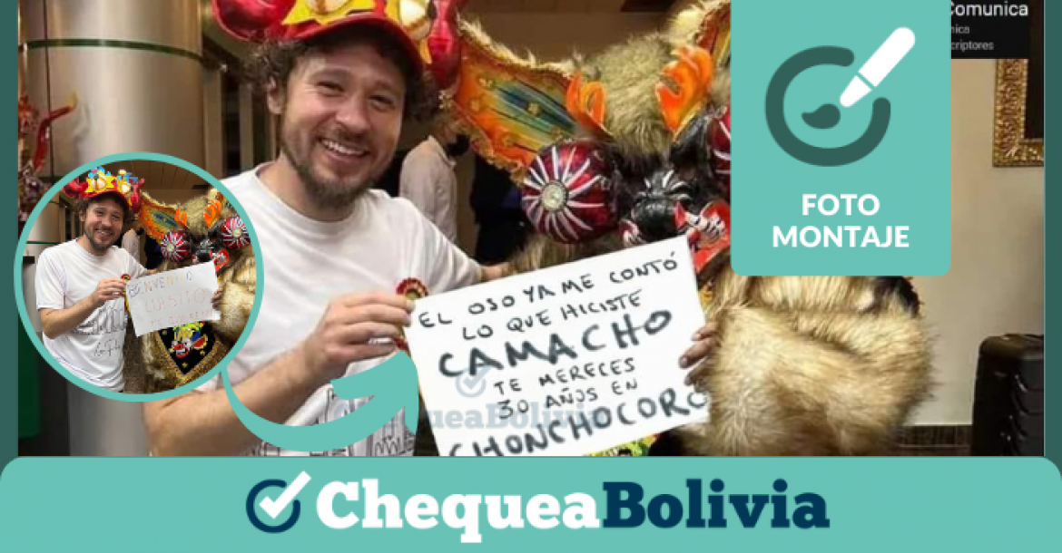 La imagen que circula en redes sociales. 