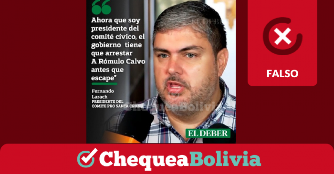 Una captura de la información falsa que circula en redes sociales. 