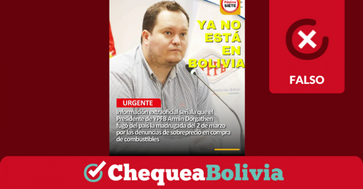 Una captura de la información falsa que circula en redes sociales. 