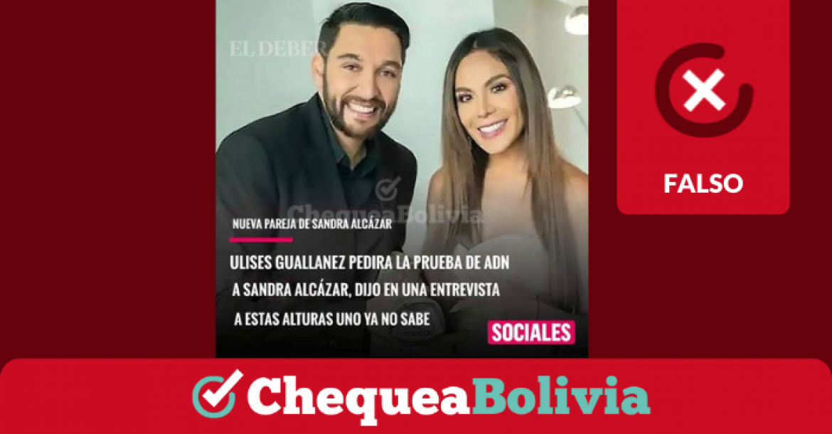 Una captura de la información falsa que circula en redes sociales.